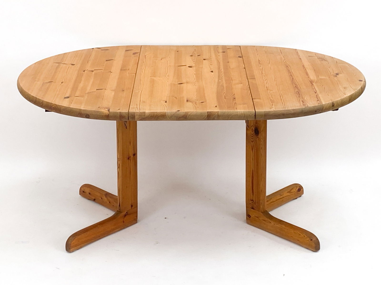 DANISH PINE DINING TABLE. C.1950'S (1 of 10)