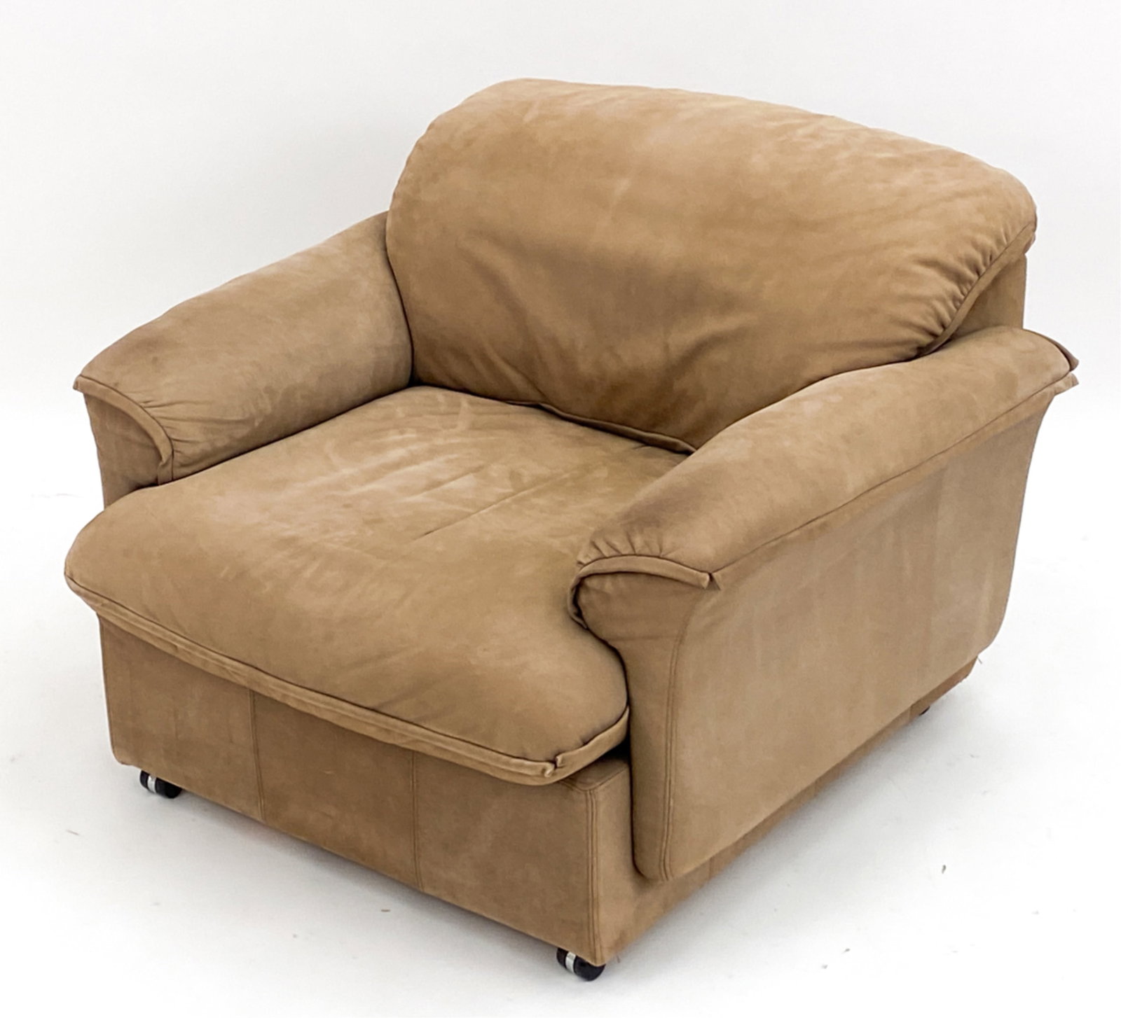 GERMAN LAAUSE LEATHER ARMCHAIR. C. 1970'S (1 of 14)