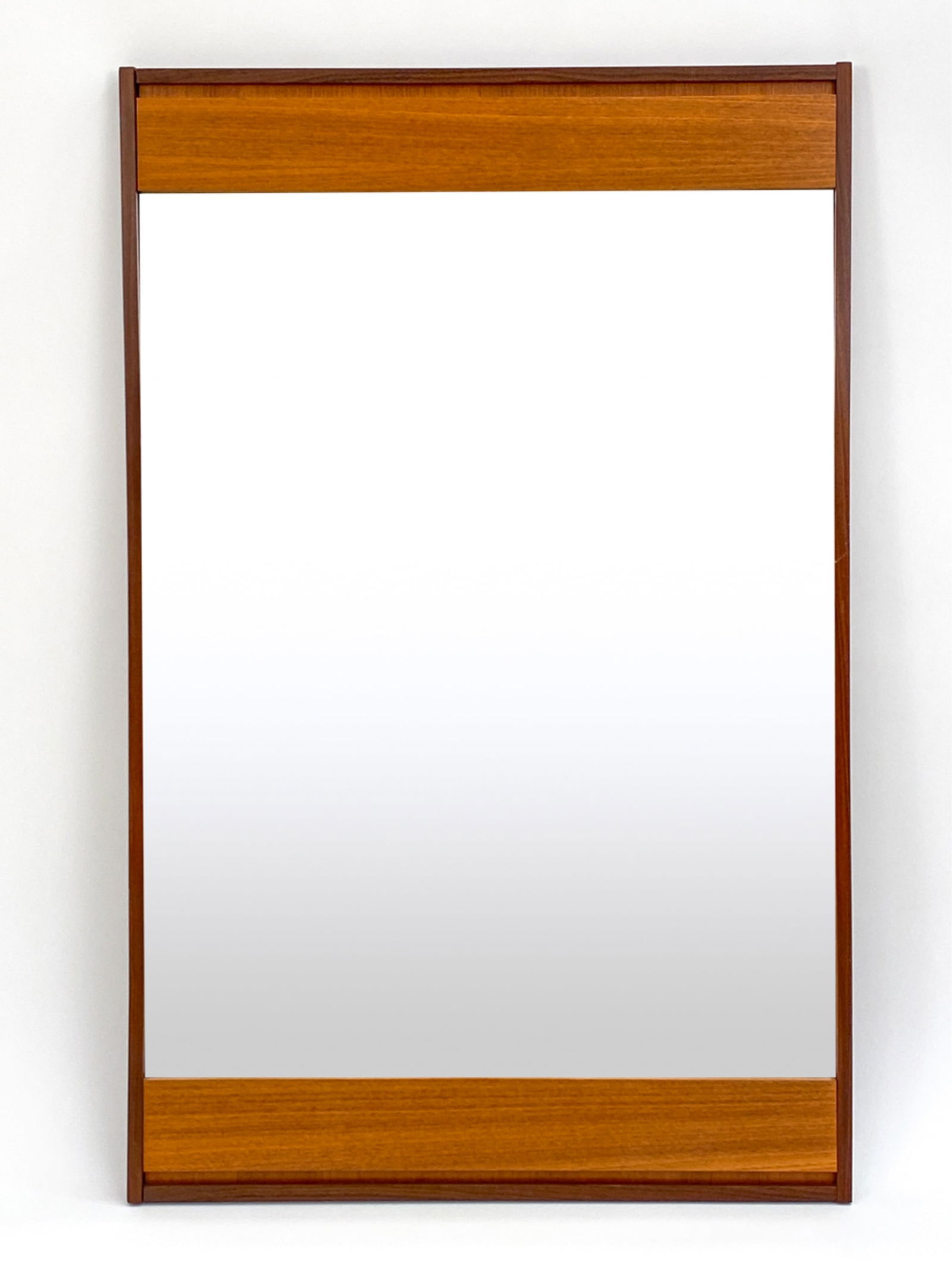 DANISH TEAK MIRROR. C.1970'S (1 of 6)