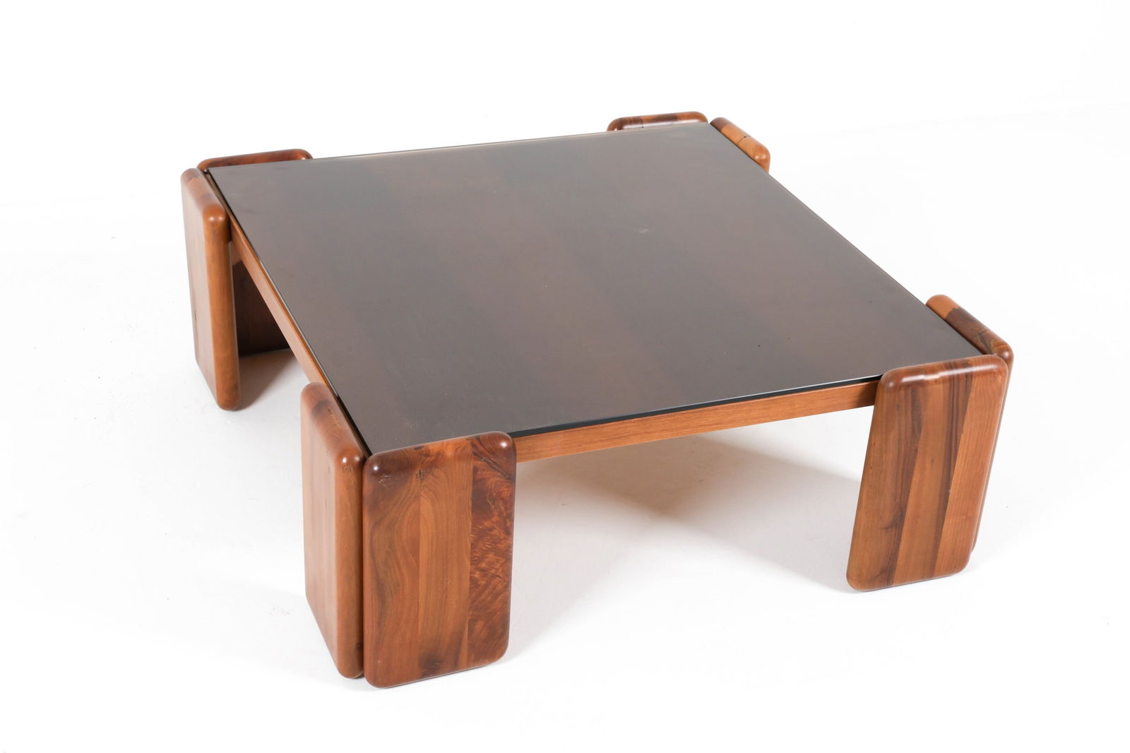 WALNUT AND GLASS COFFEE TABLE BY MARIO MARENCO (1 of 15)
