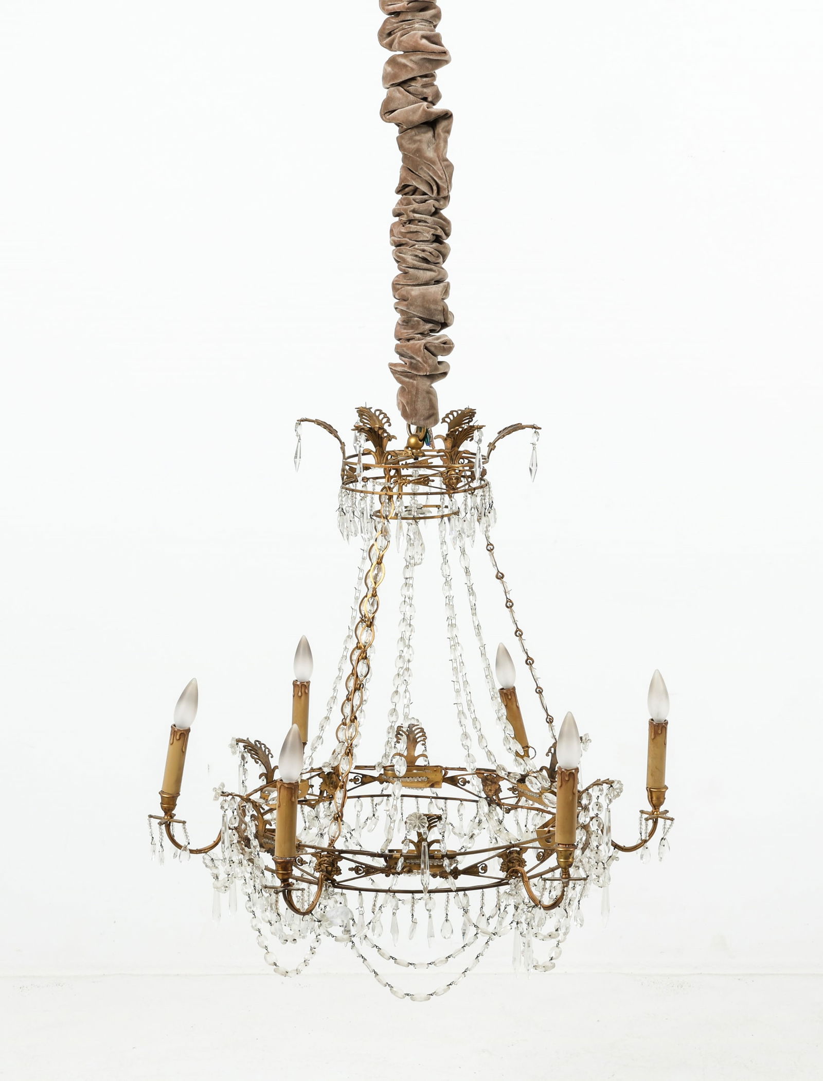 FRENCH NEOCLASSICAL CHANDELIER 19TH C. (1 of 19)