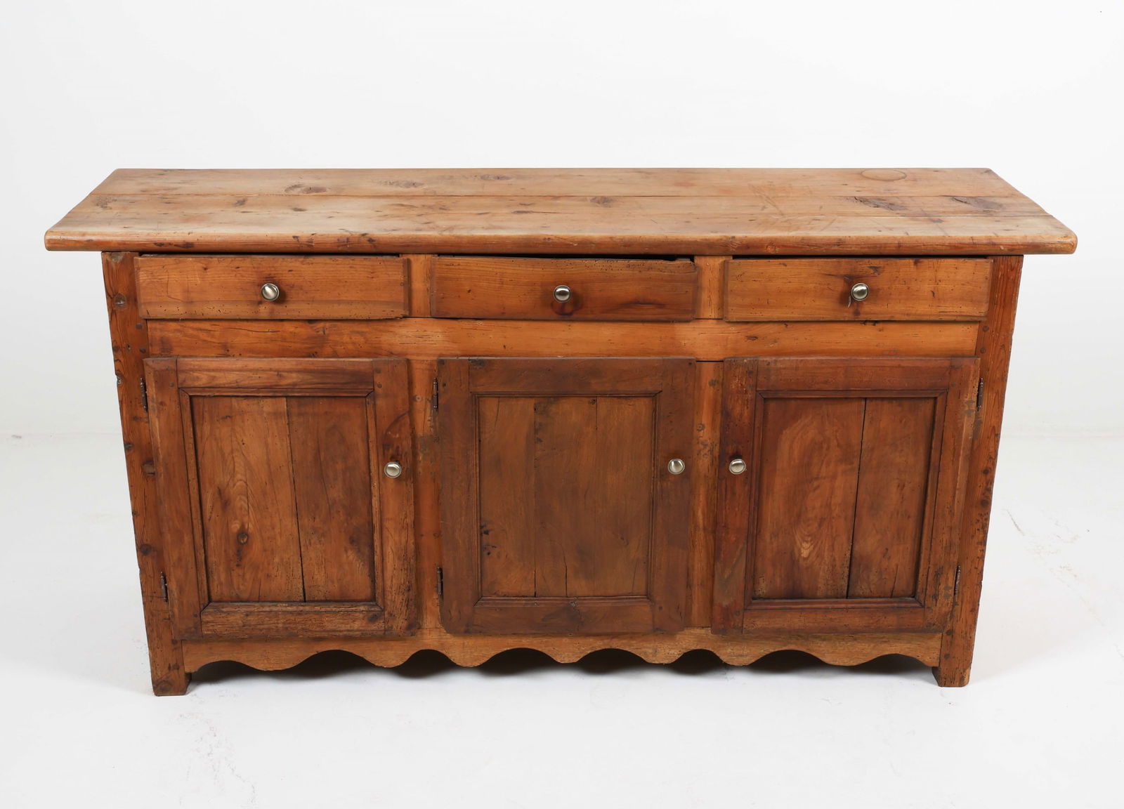 ANTIQUE FRENCH PINE SIDEBOARD (1 of 20)