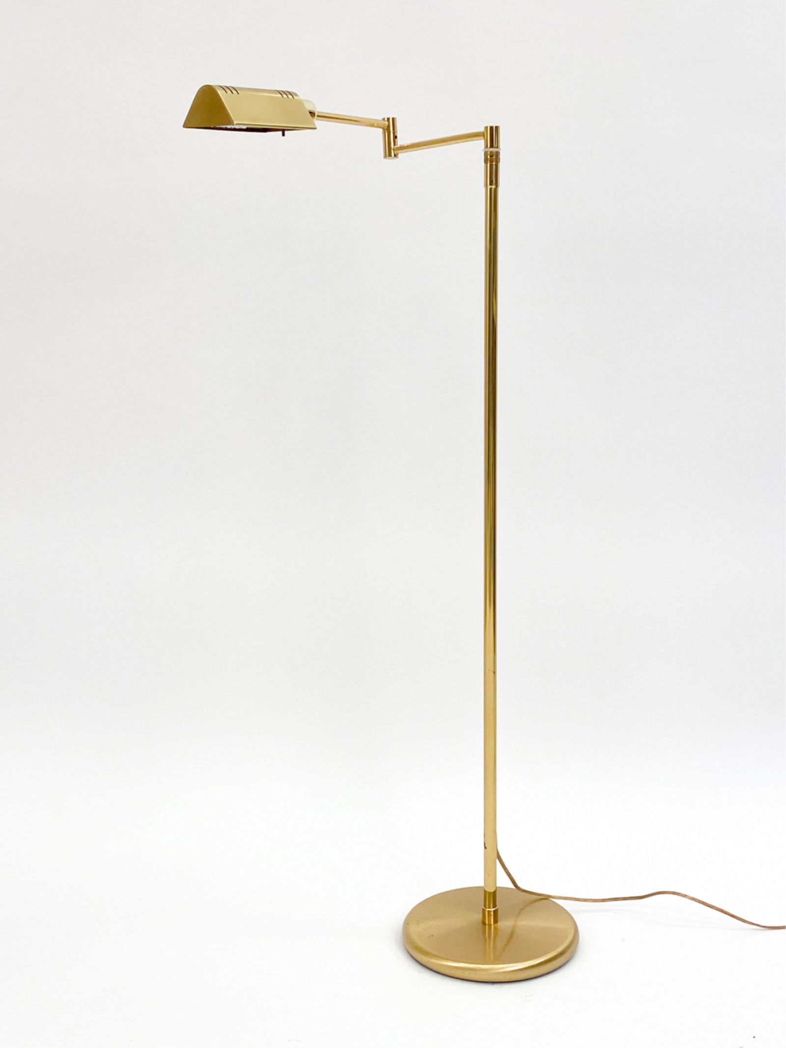 HOLTKOETTER LEUCHTEN BRASS FLOOR LAMP C. 1980'S (1 of 6)