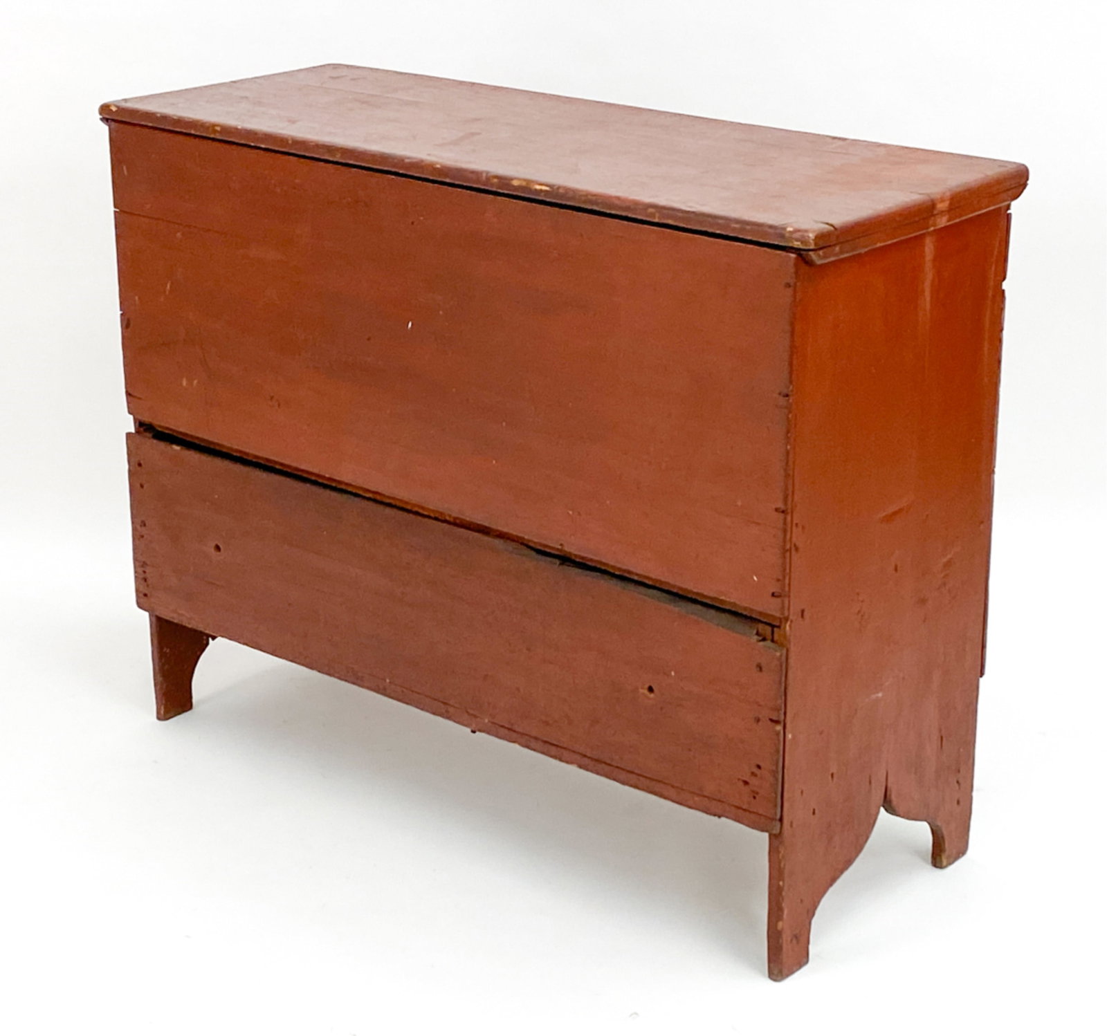 ANTIQUE PAINTED BLANKET CHEST (1 of 11)