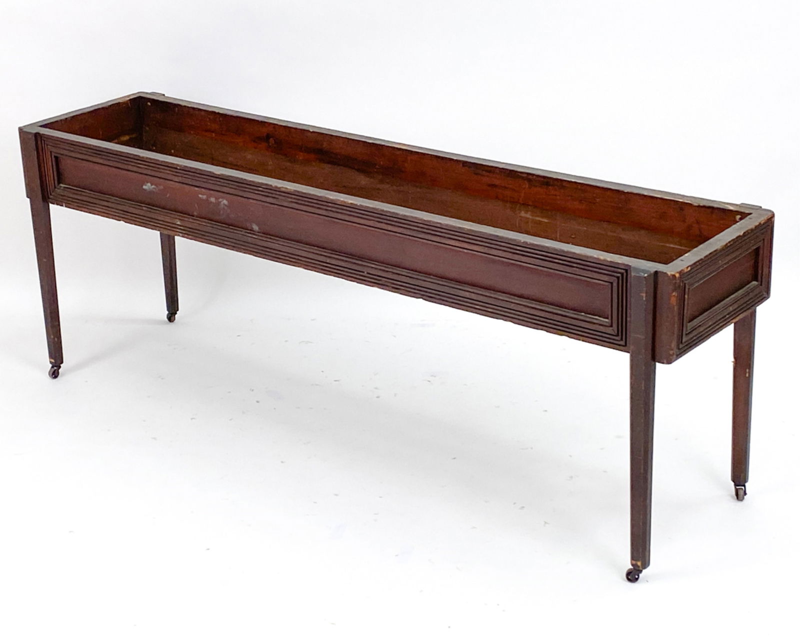 VINTAGE PINE & COPPER LARGE PLANTER (1 of 12)