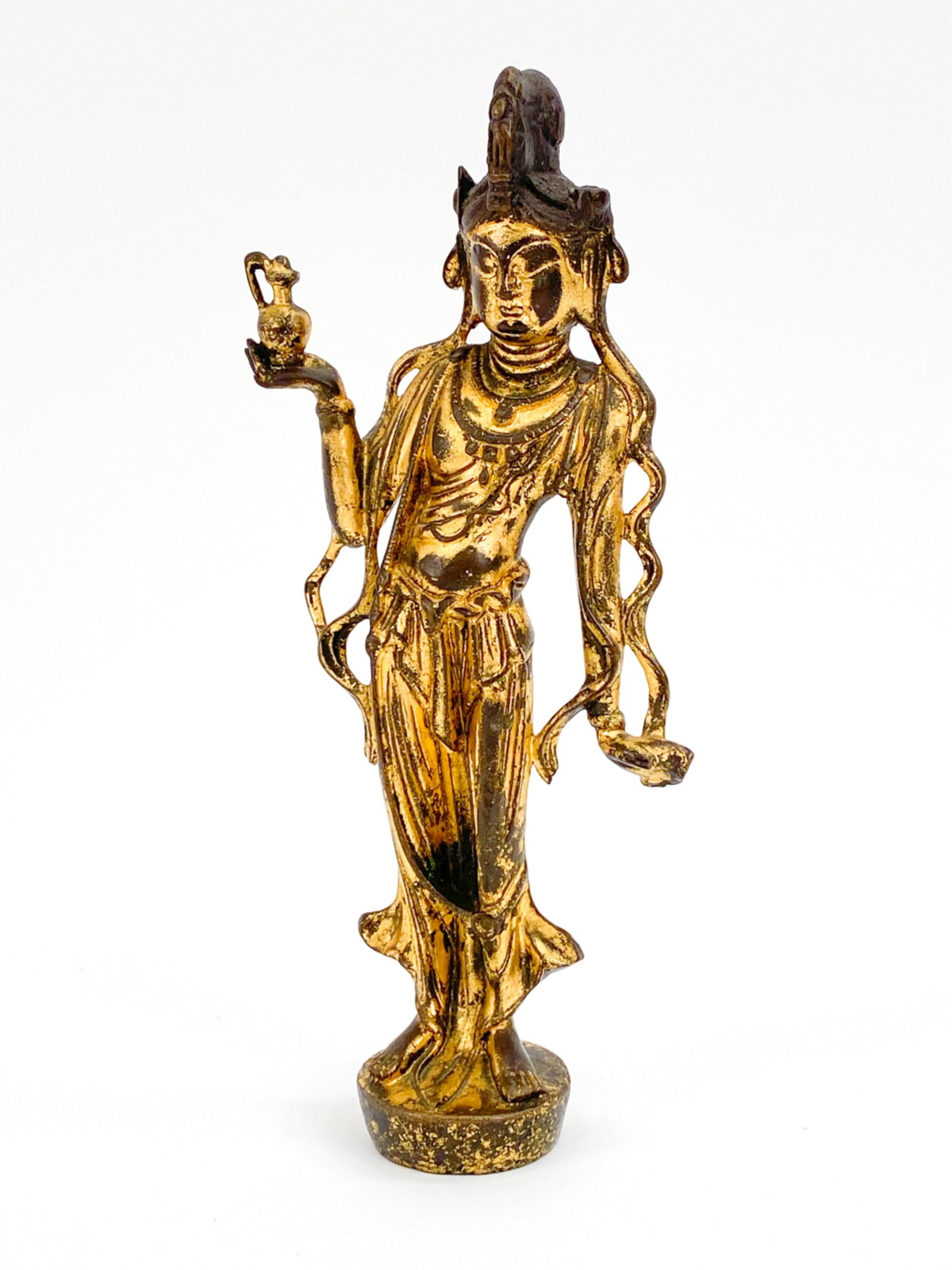 GILT BRONZE GUANYIN FIGURE (1 of 12)