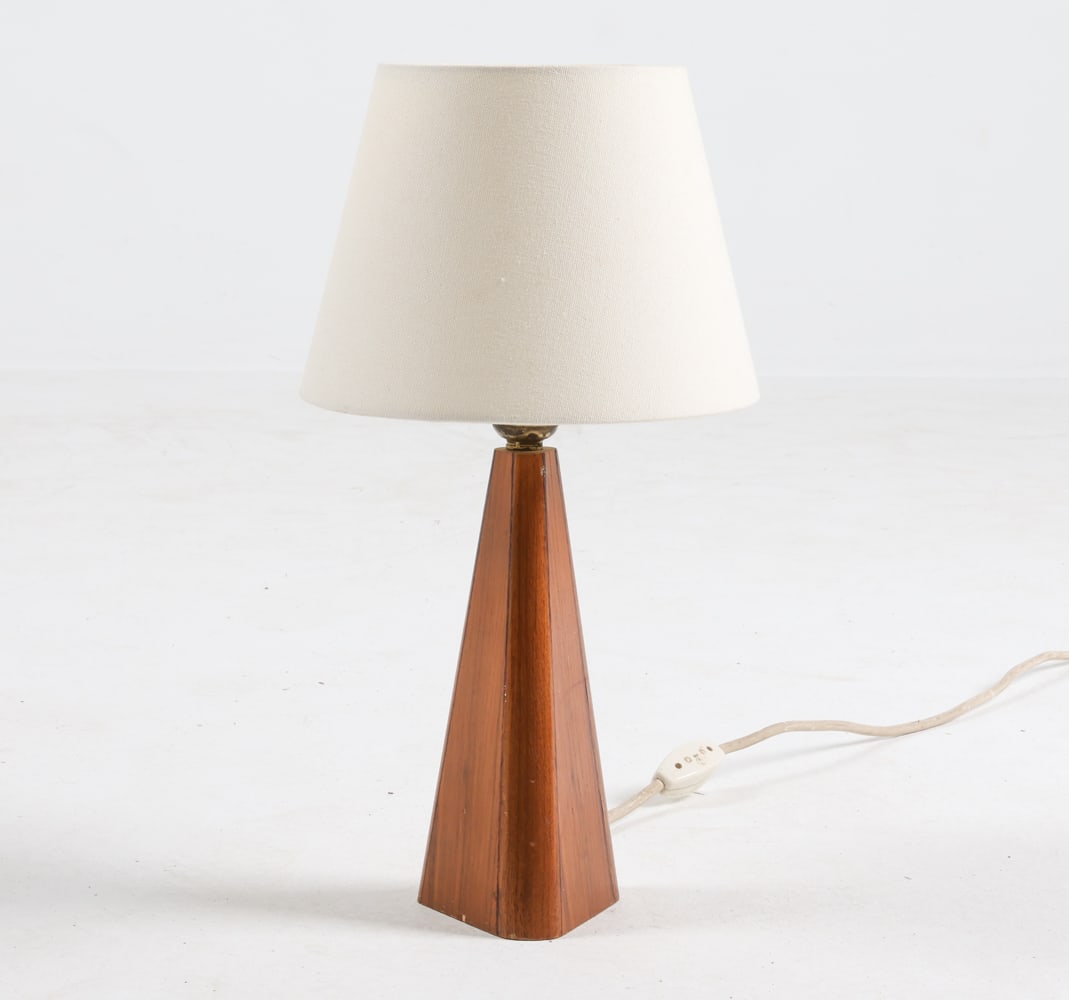 SCANDINAVIAN ROSEWOOD TABLE LAMP, C.1960'S (1 of 9)