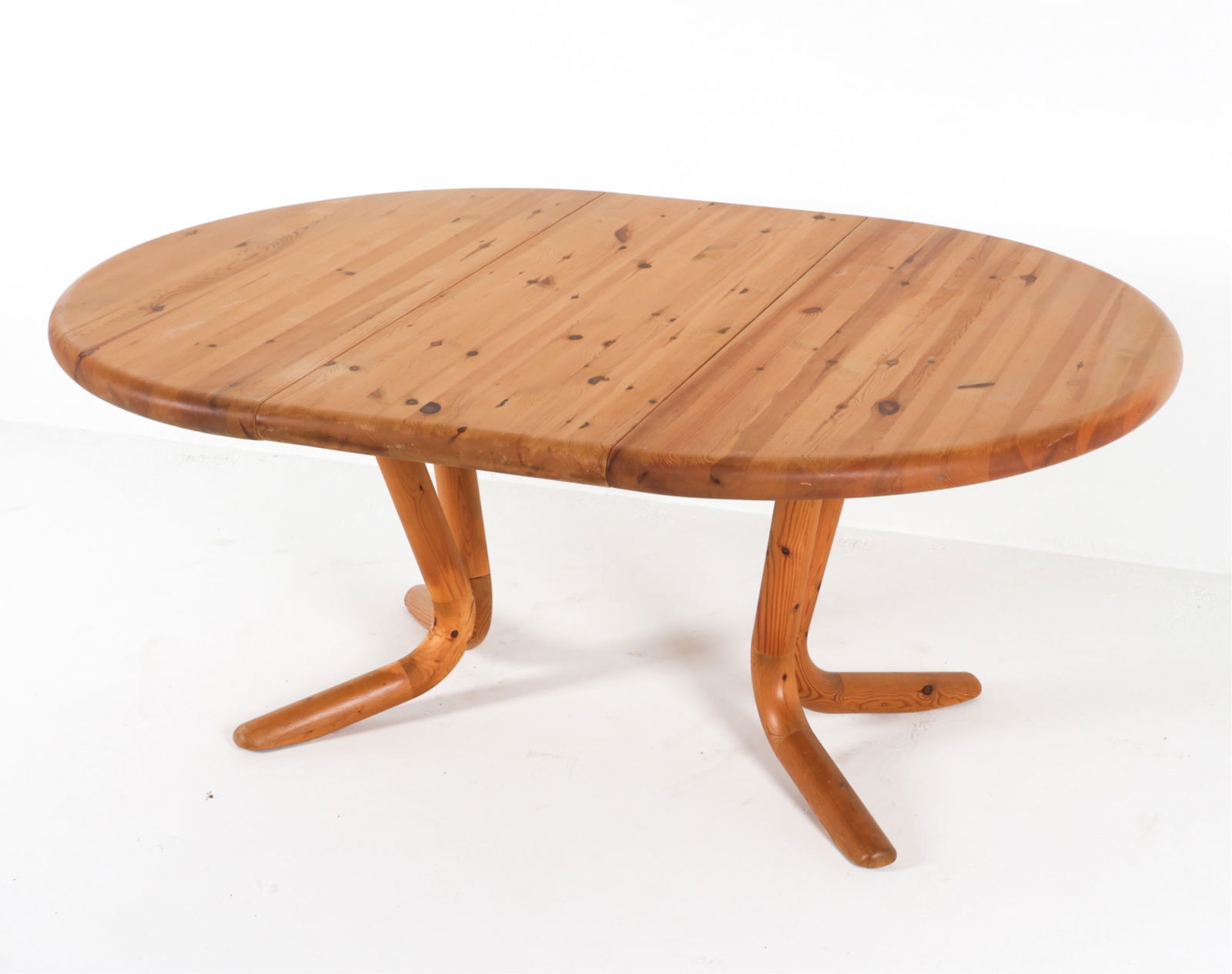 MANNER OF RAINIER DAUMILLER PINE DINING TABLE (1 of 15)