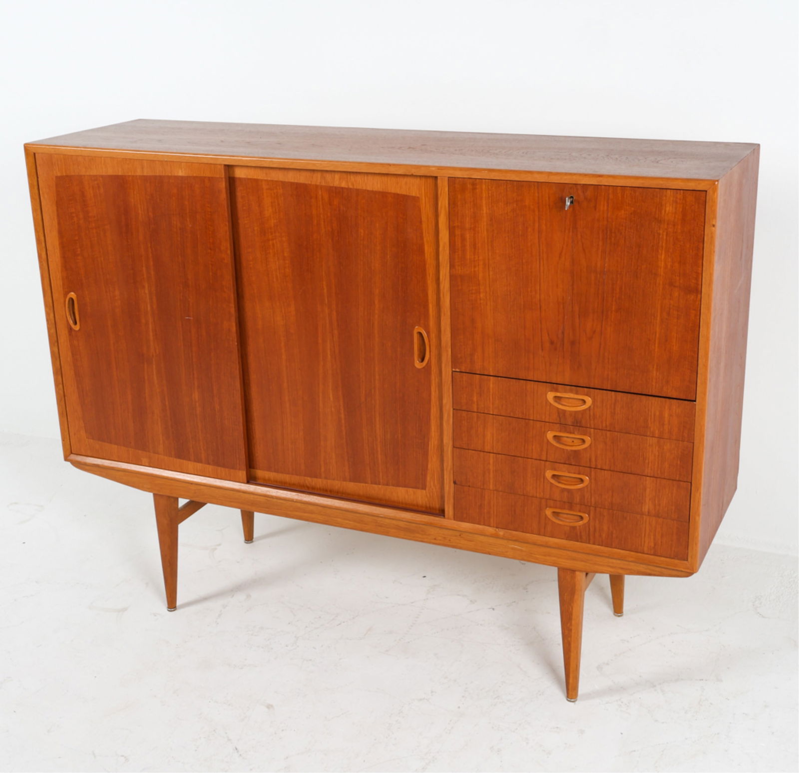 MID-CENTURY SWEDISH TEAK HIGHBOARD, C.1960'S (1 of 20)