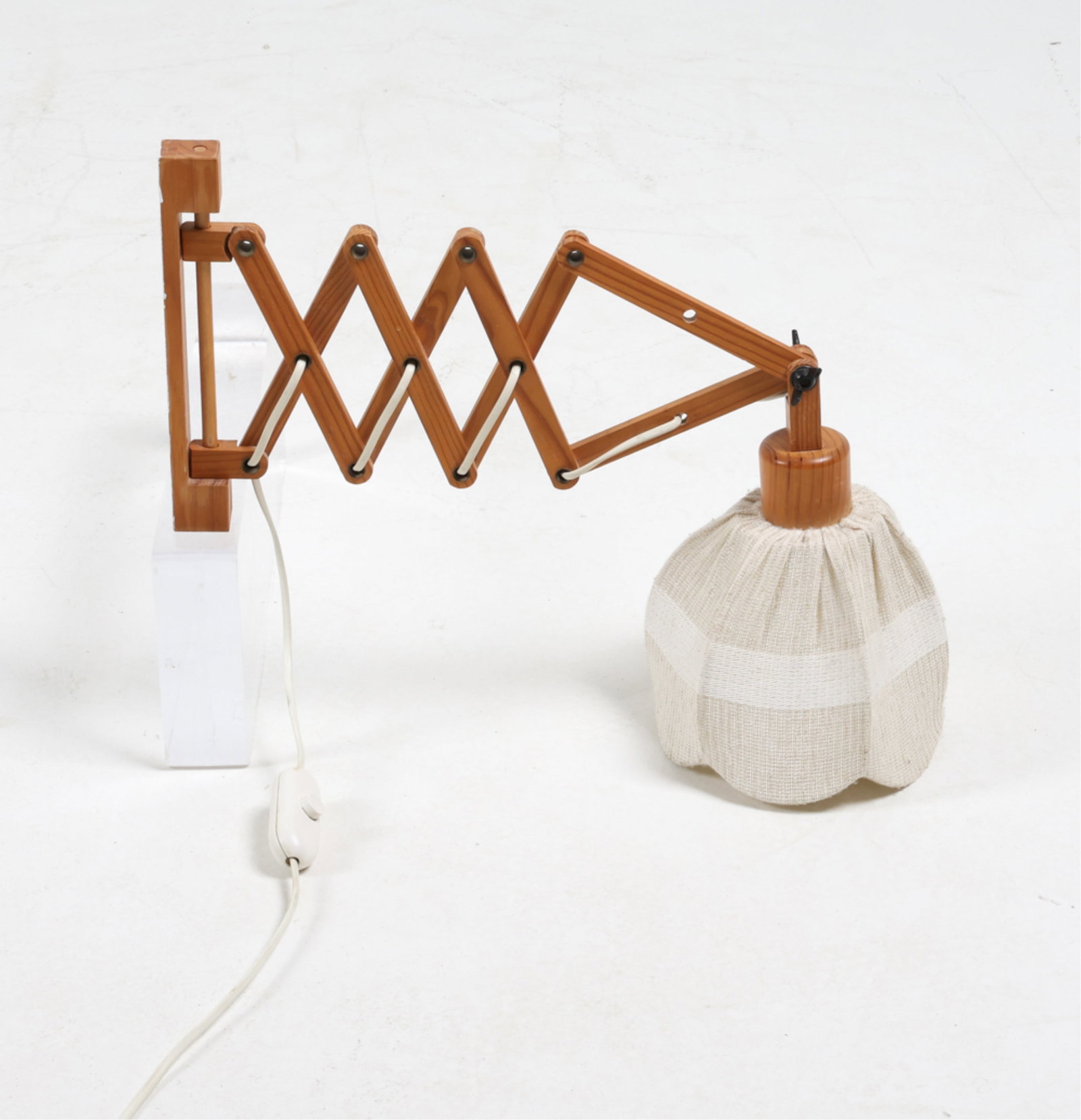 MANNER OF LE KLINT DANISH SCISSOR LAMP, C.1950'S (1 of 12)