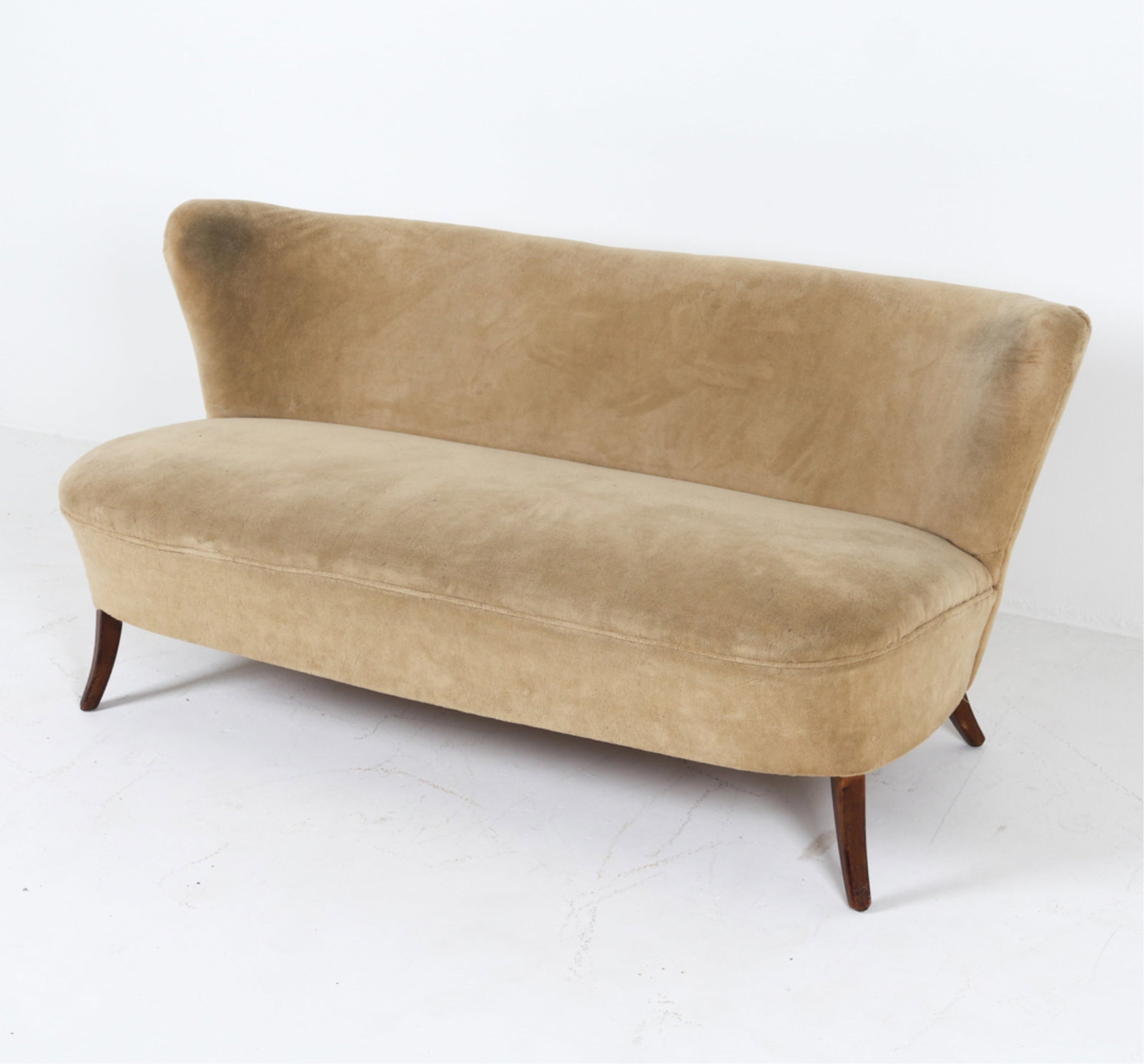 DANISH MID-CENTURY SLIPPER SOFA C.1960 (1 of 12)