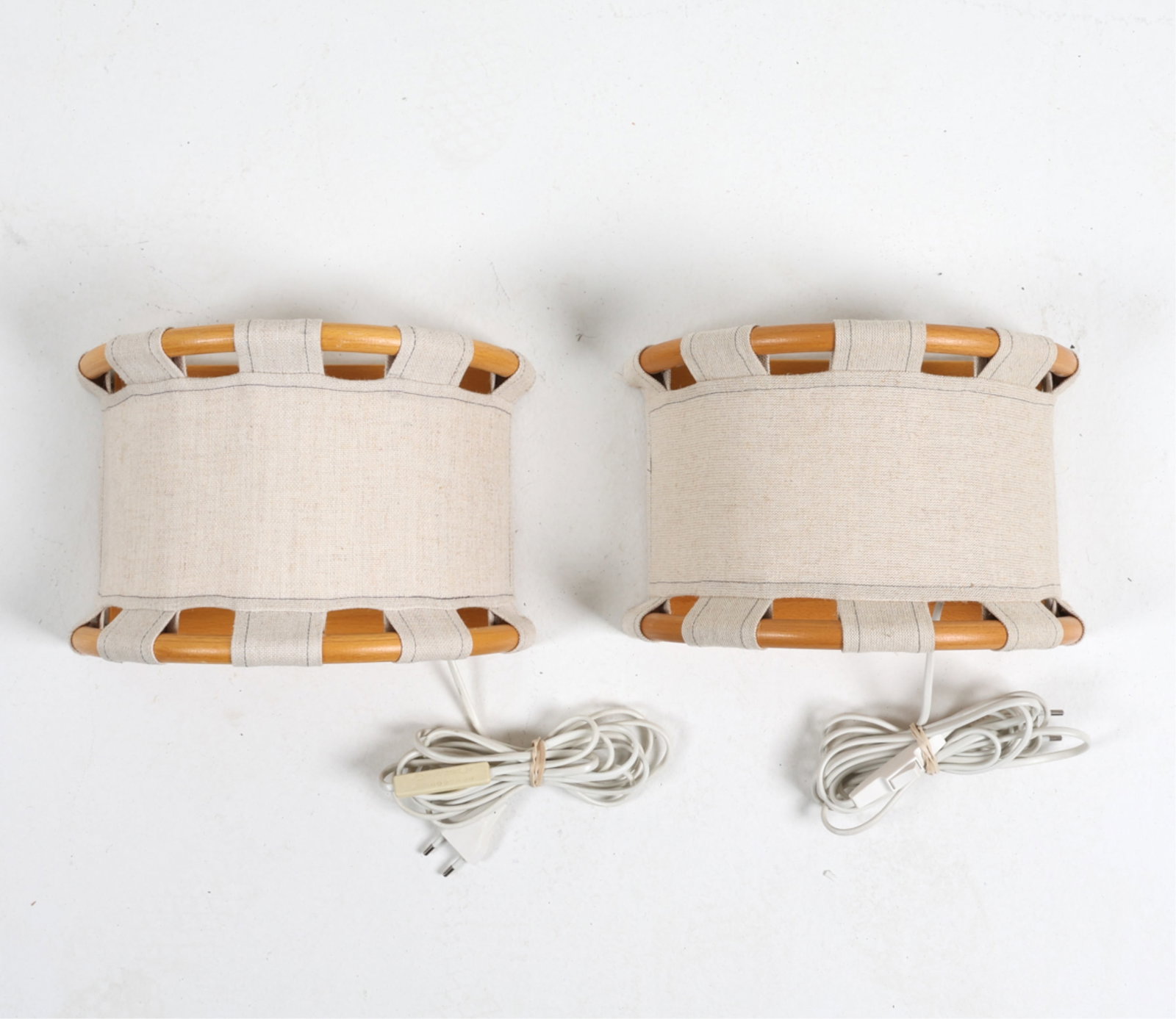 BEECH AND CANVAS WALL SCONCES BY ANNA EHRNER (1 of 11)