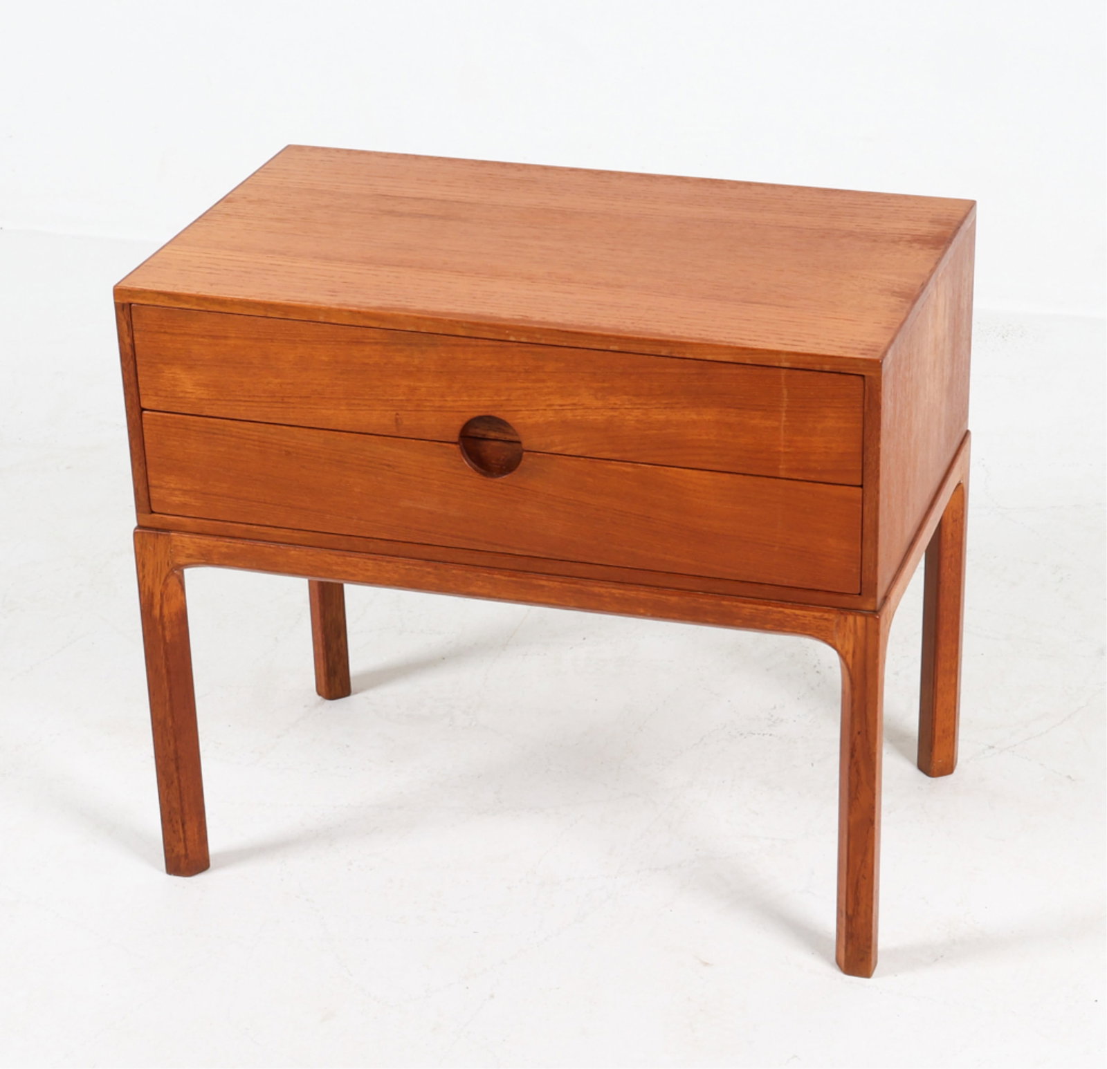 TEAK SMALL CHEST BY KAI KRISTIANSEN, C.1960'S (1 of 15)