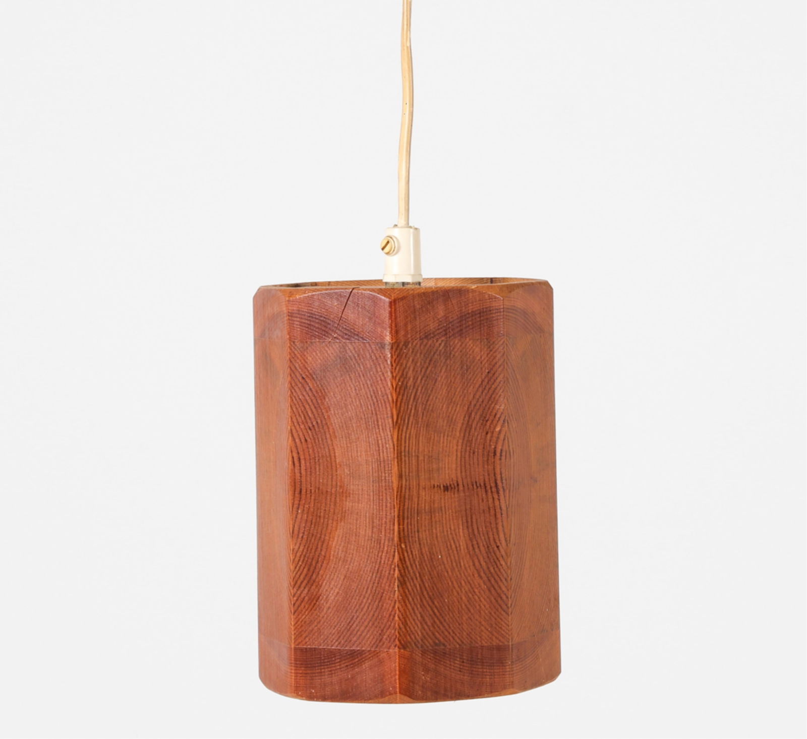 DUTCH PINE HANGING PENDANT LIGHT C.1970'S (1 of 12)