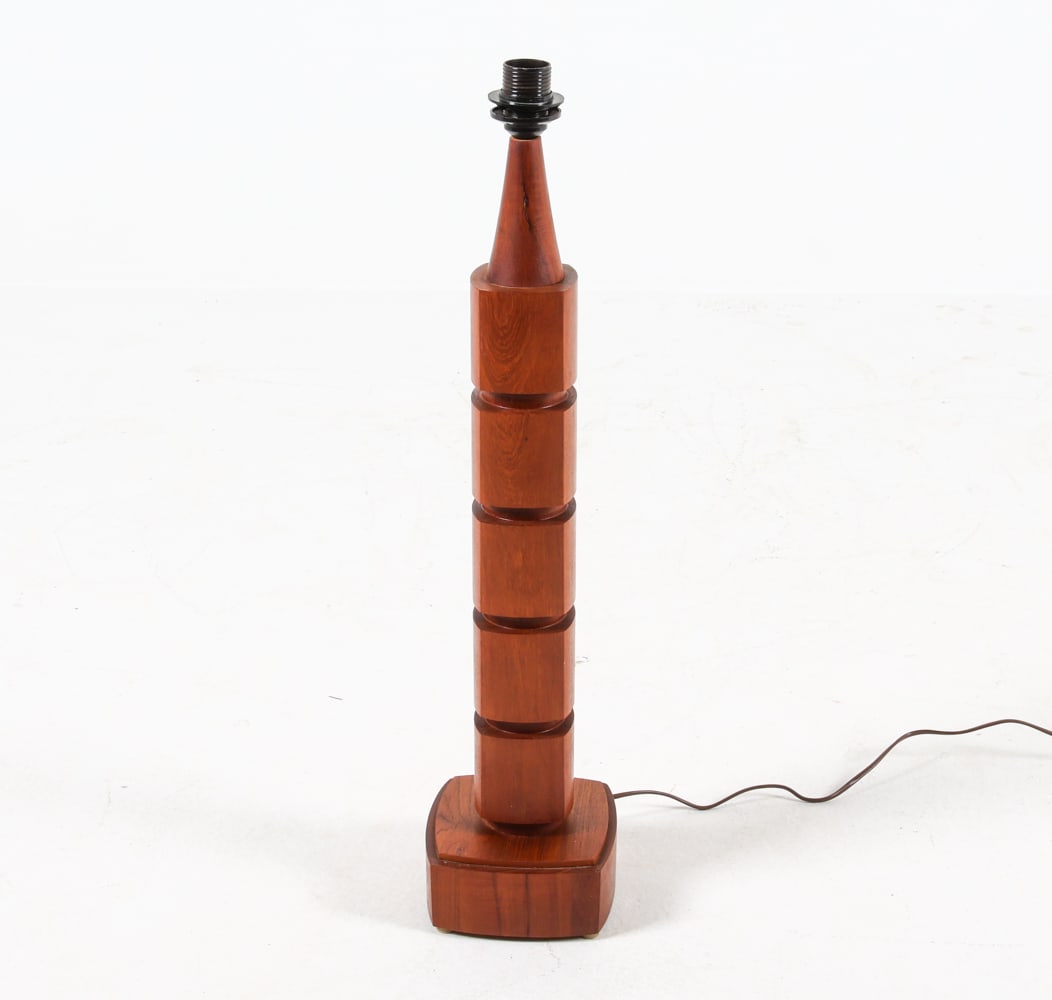 SWEDISH TEAK TABLE LAMP, C.1960'S (1 of 11)