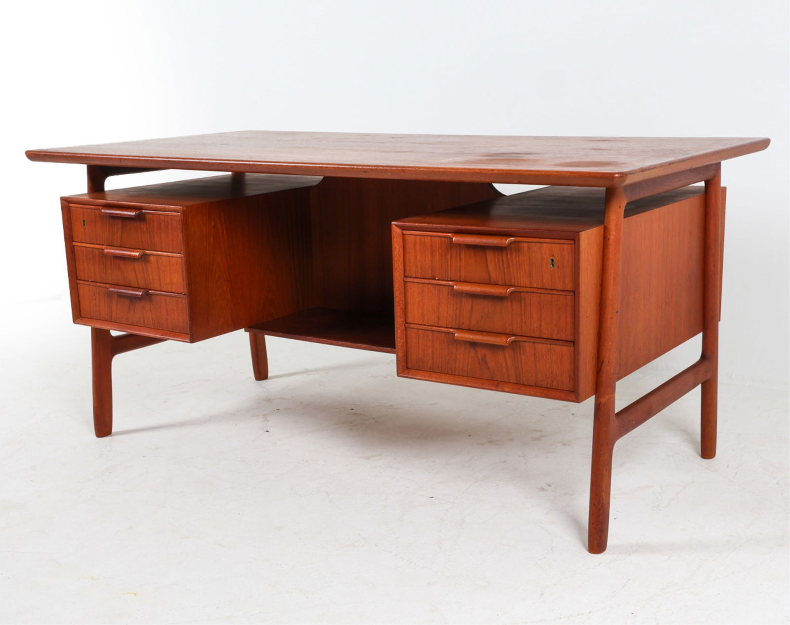 DANISH TEAK WRITING DESK BY OMANN JUN, C.1960'S (1 of 20)