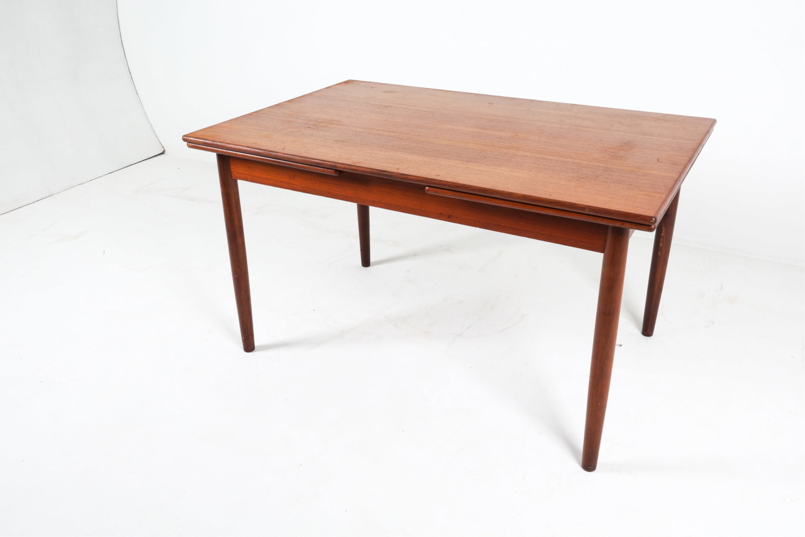 DANISH TEAK EXPANDING DINING TABLE, C.1970'S (1 of 17)