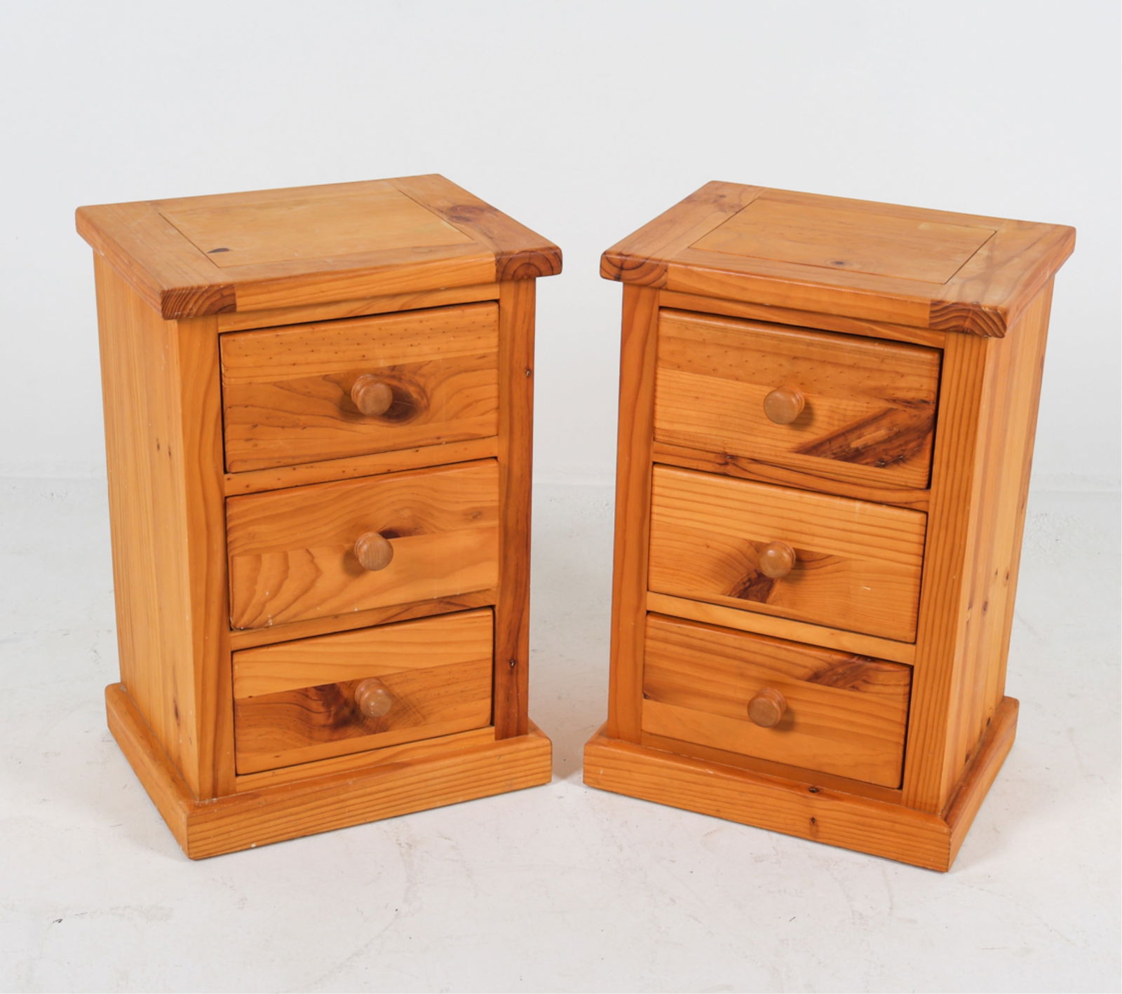 (2) SWEDISH MODERN PINE NIGHT STANDS, CIRCA 1980'S (1 of 14)