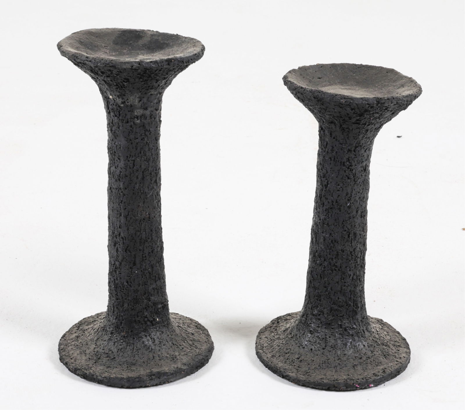 (2) SCANDINAVIAN BRUTALIST CERAMIC CANDLEHOLDERS (1 of 10)