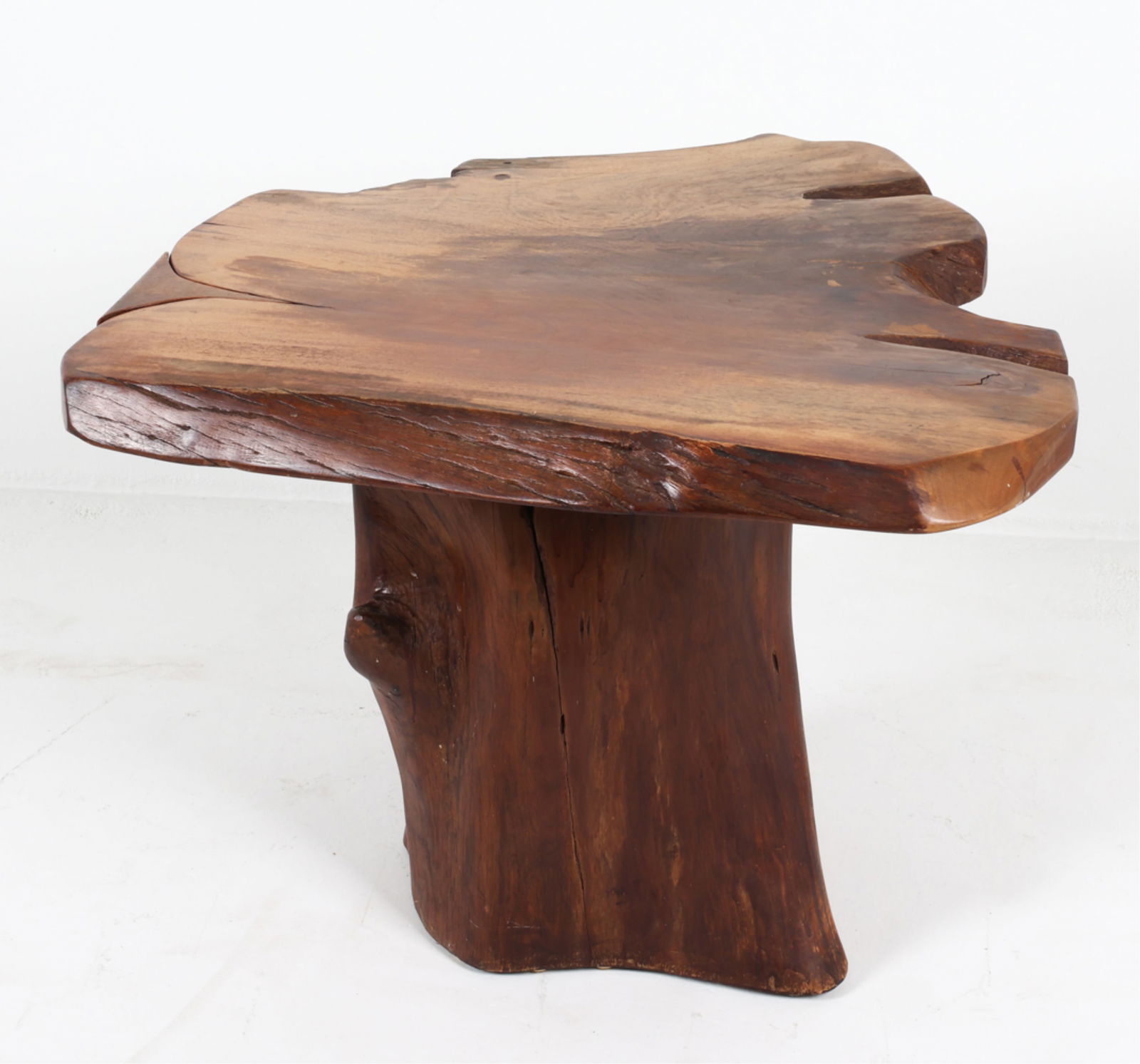 DANISH LIVE EDGE BURL WOOD TABLE, C.1980'S (1 of 15)