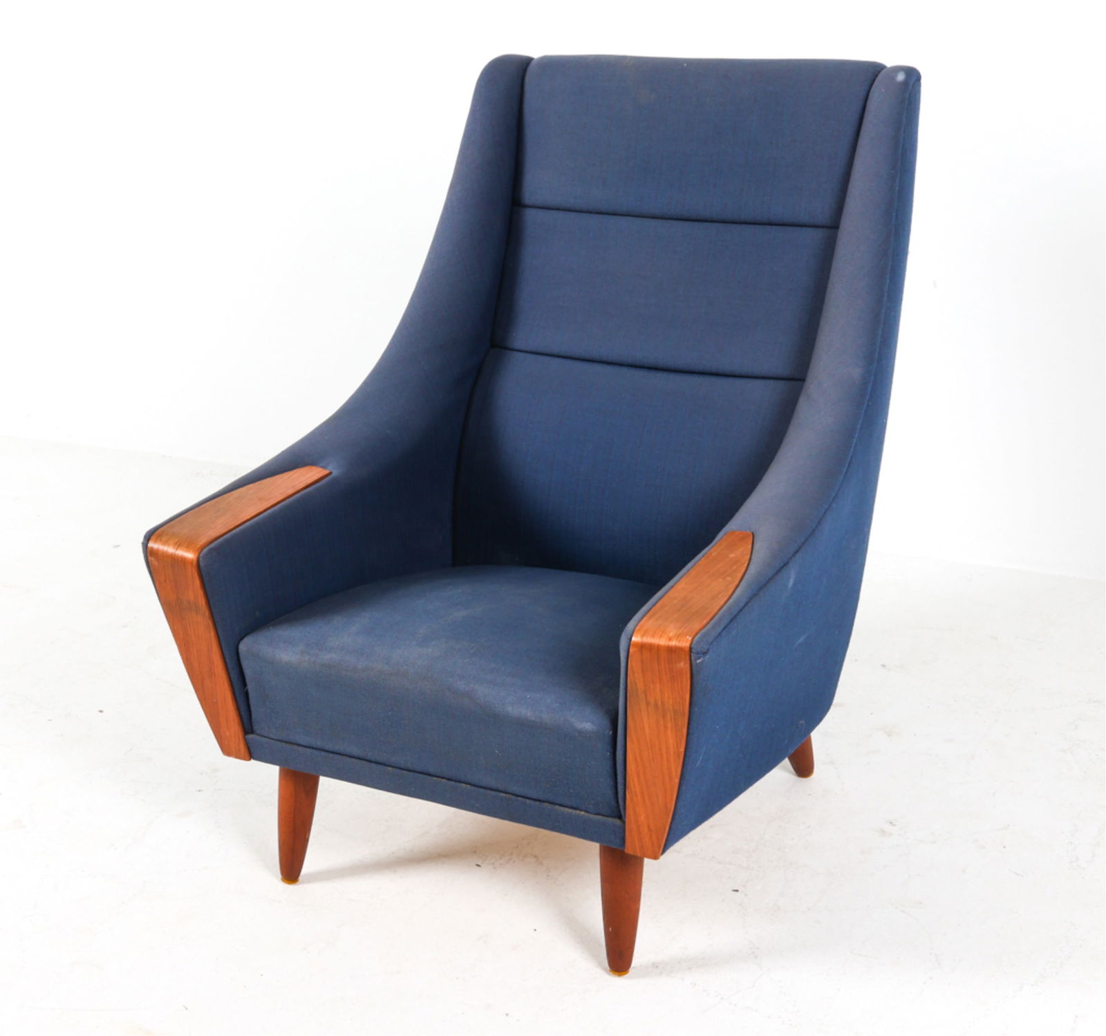 DANISH TEAK LOUNGE CHAIR C.1950'S (1 of 13)