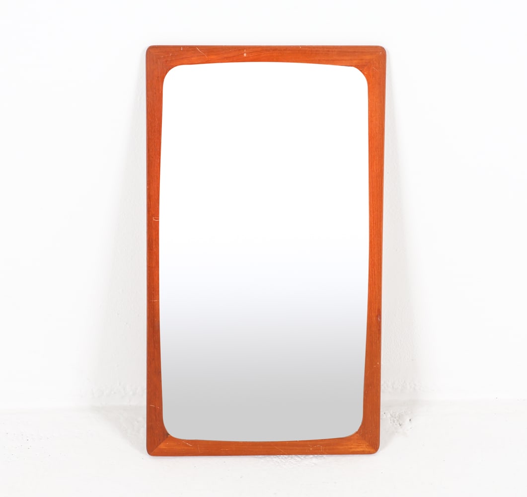 DANISH TEAK WALL MIRROR, C.1970'S (1 of 8)