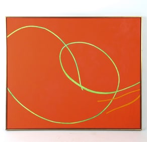 ANNE PLANT - ABSTRACT A/C PAINTING