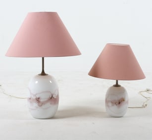 (2) 'SAKURA' TABLE LAMPS BY MICHAEL BANG
