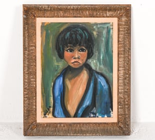 MID-CENTURY PORTRAIT ATTR. HILDA RINDOM