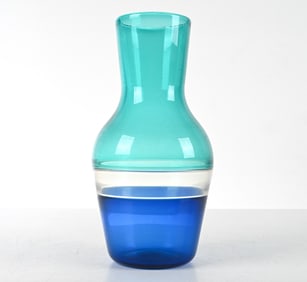 SIGNED STUDIO ART GLASS VASE