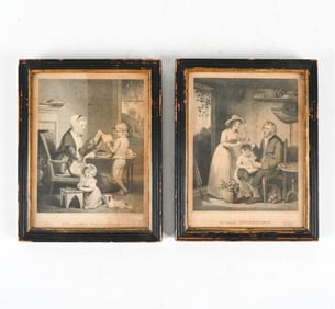 (2) ANTIQUE PRINTS