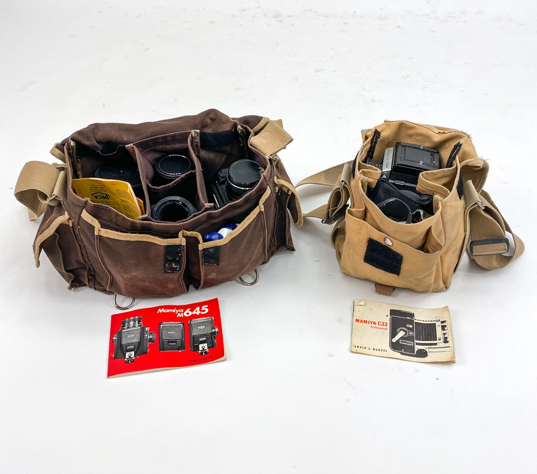 (2) MAMIYA CAMERAS WITH LENSES & ACCESSORIES (1 of 13)
