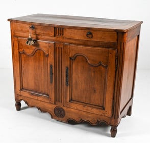 18TH C. FRENCH PROVINCIAL BUFFET CABINET