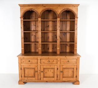 COUNTRY PINE HUTCH CABINET