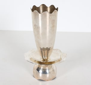 RAVISSANT STERLING SILVER FLOWER VASE