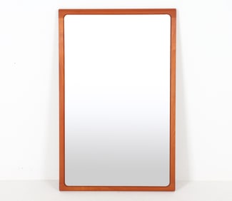 DANISH TEAK WALL MIRROR BY NILS JOHNSON C.1960'S