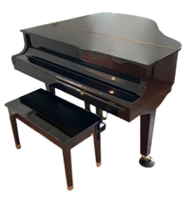 K. KAWAI GM-1 BABY GRAND PIANO W/ BENCH