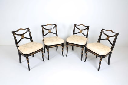 NEOCLASSICAL STYLE DINING CHAIRS