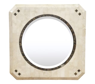 TESSELLATED STONE FRAME MIRROR