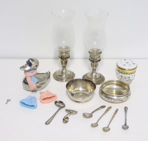 DECORATIVE GROUPING INCL. STERLING SILVER