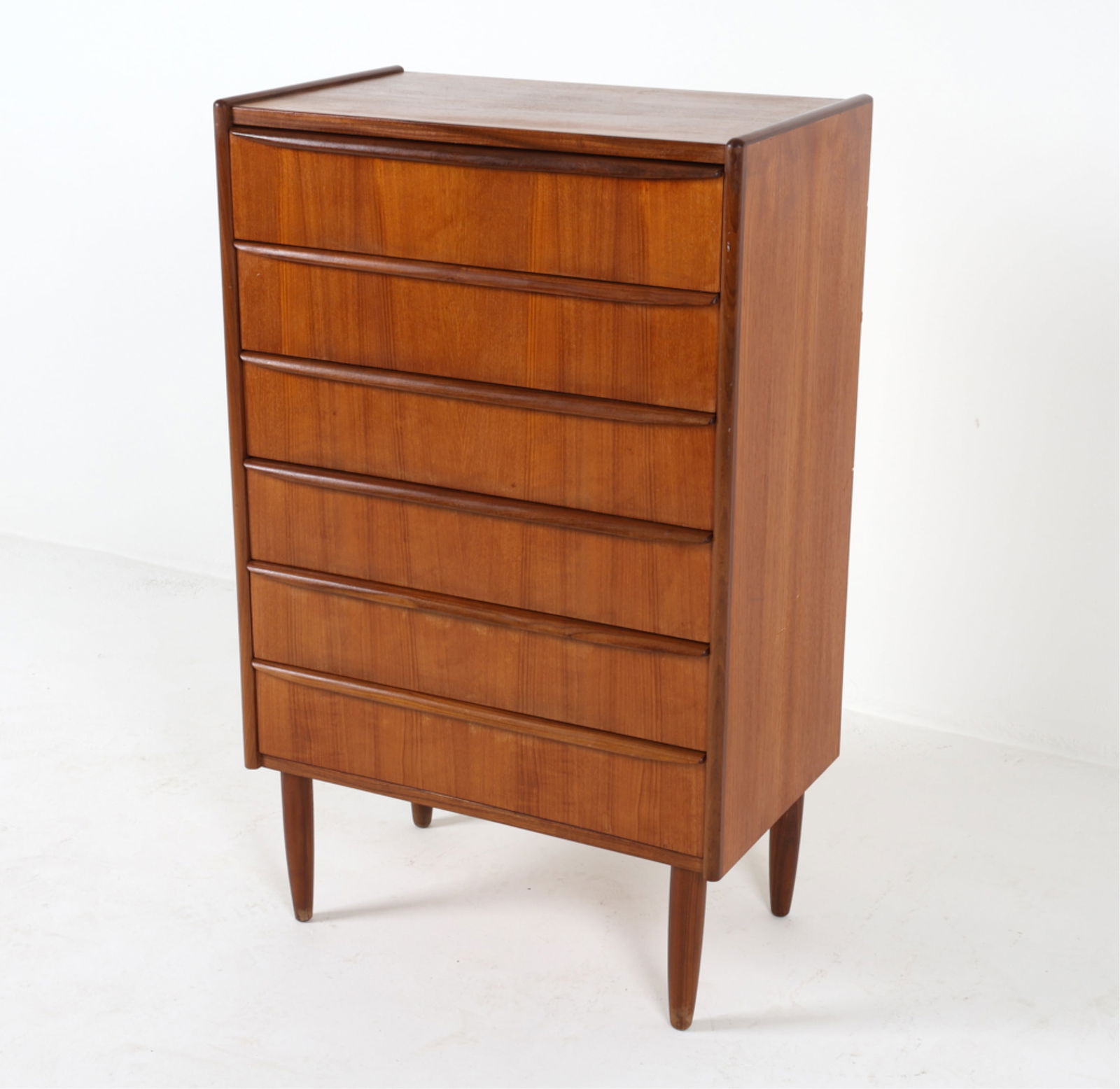 DANISH TEAK CHEST OF DRAWERS, CIRCA 1960'S (1 of 18)