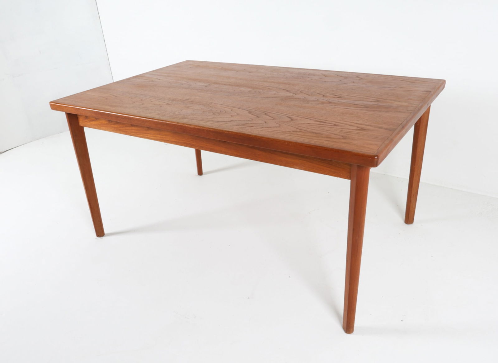 DANISH TEAK EXPANDING DINING TABLE, C.1960'S (1 of 17)