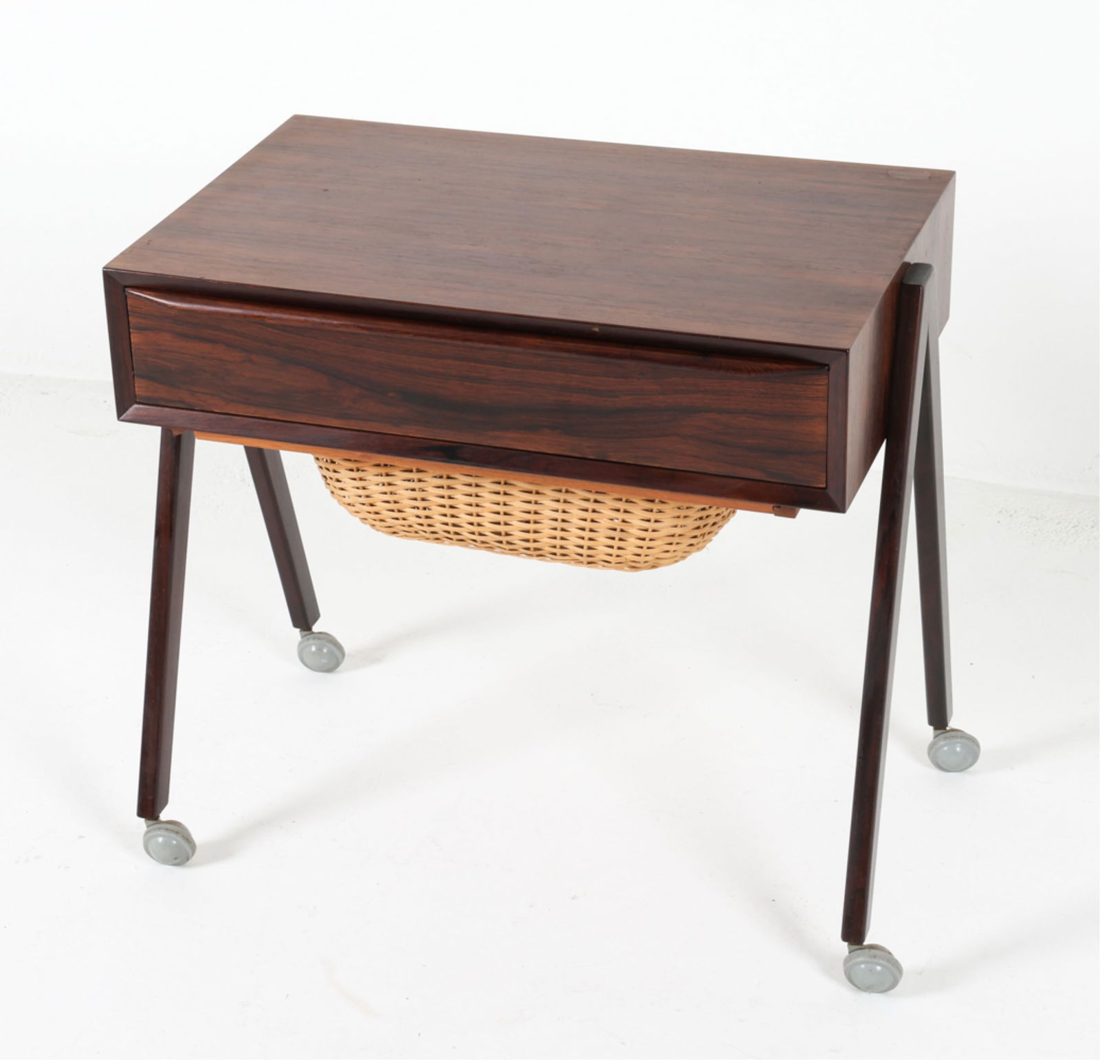 DANISH ROSEWOOD SEWING CHEST, C.1960'S (1 of 15)