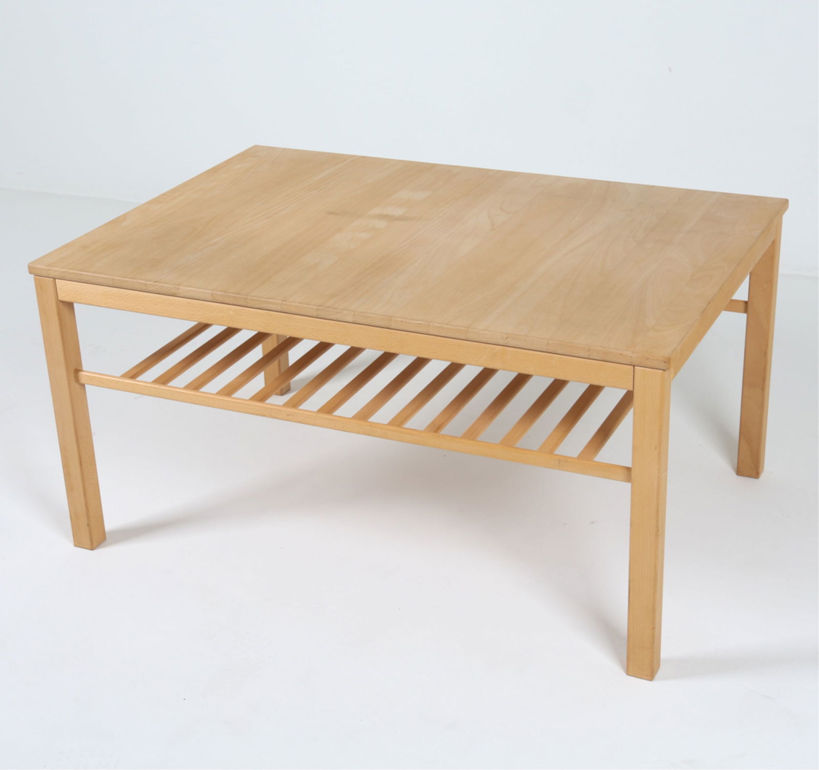 DANISH BEECH COFFEE TABLE FROM HASLEV (1 of 14)