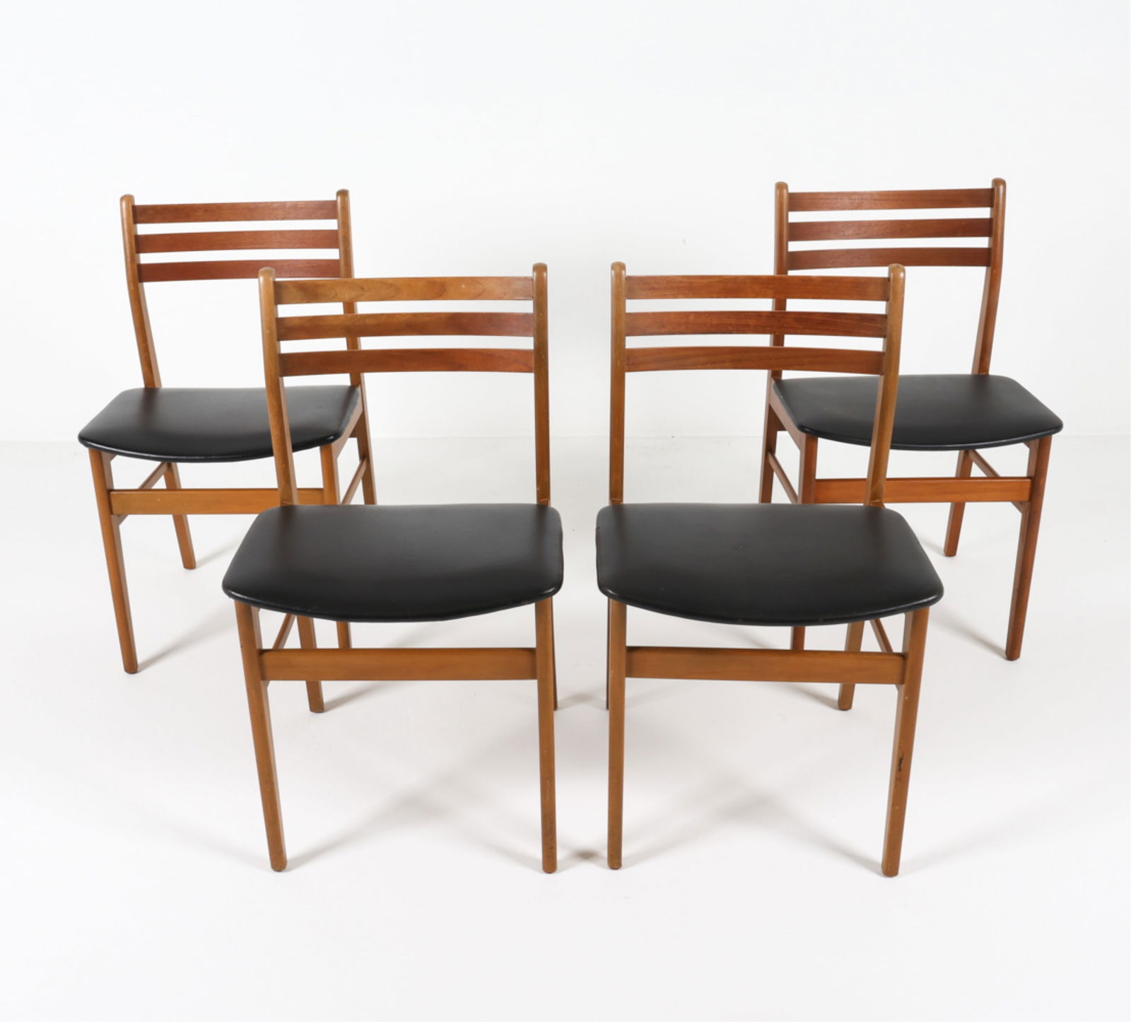 (4) DANISH WALNUT DINING CHAIRS, C.1970'S (1 of 15)