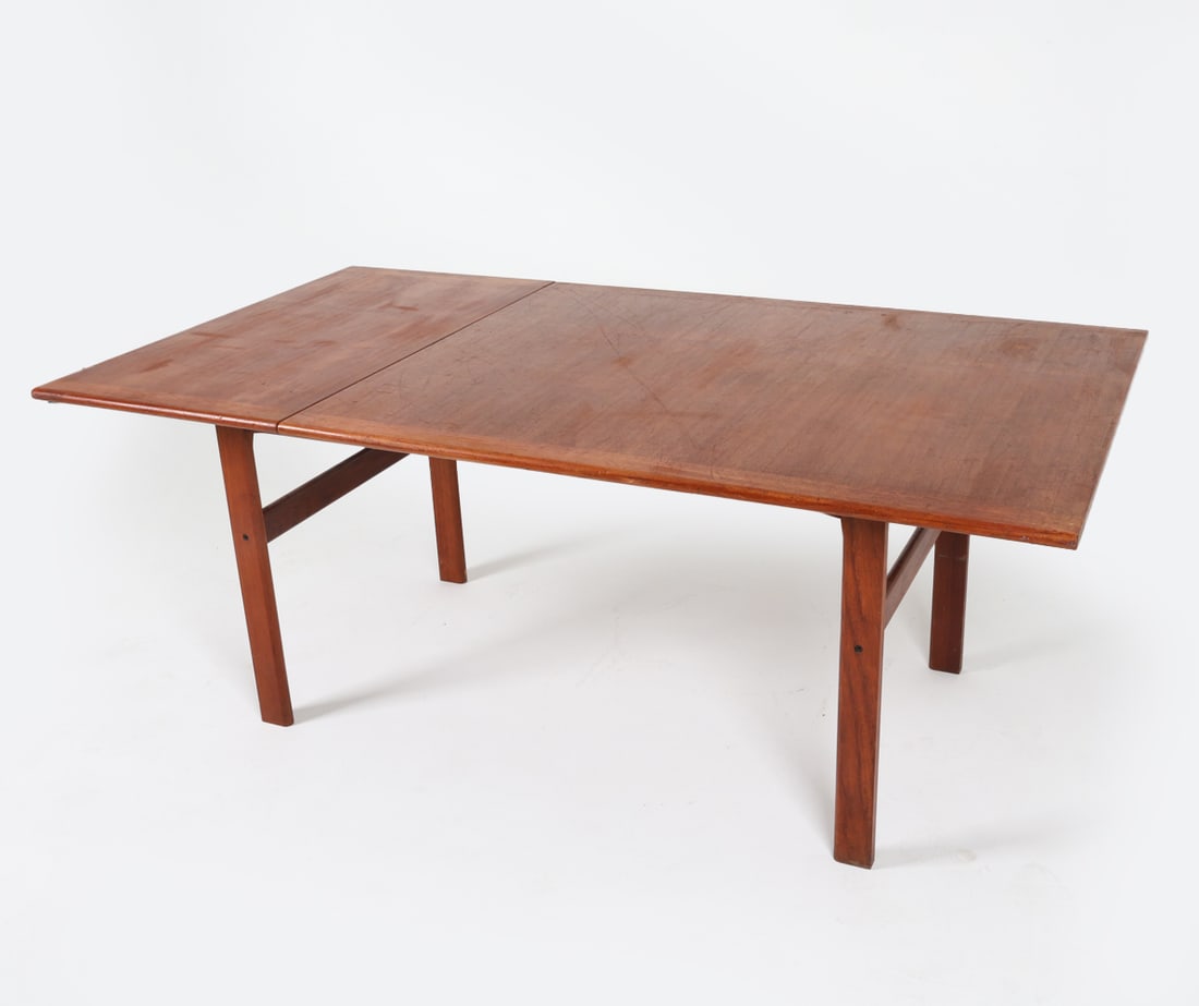 DANISH TEAK EXPANDING DINING TABLE, C.1970'S (1 of 19)