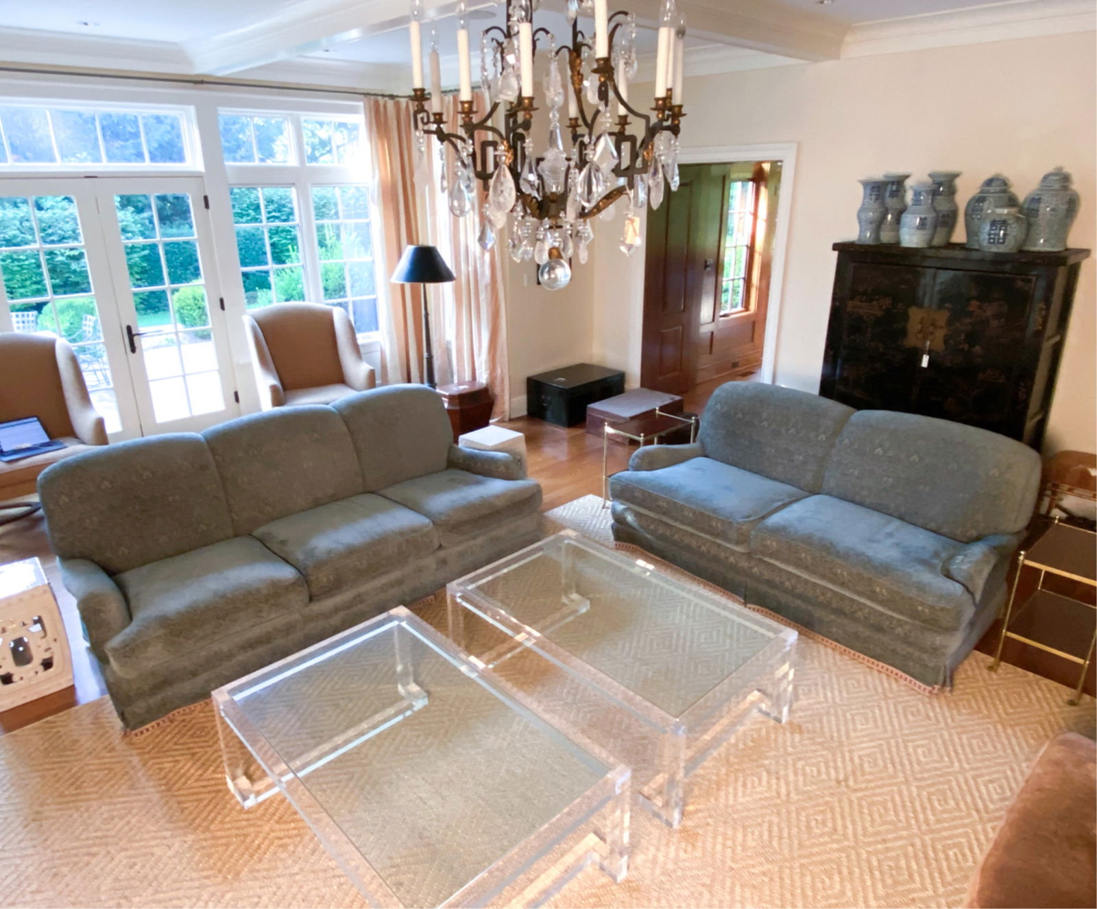 (2) LEE INDUSTRIES SOFA SUITE W/ DAMASK FABRIC (1 of 20)