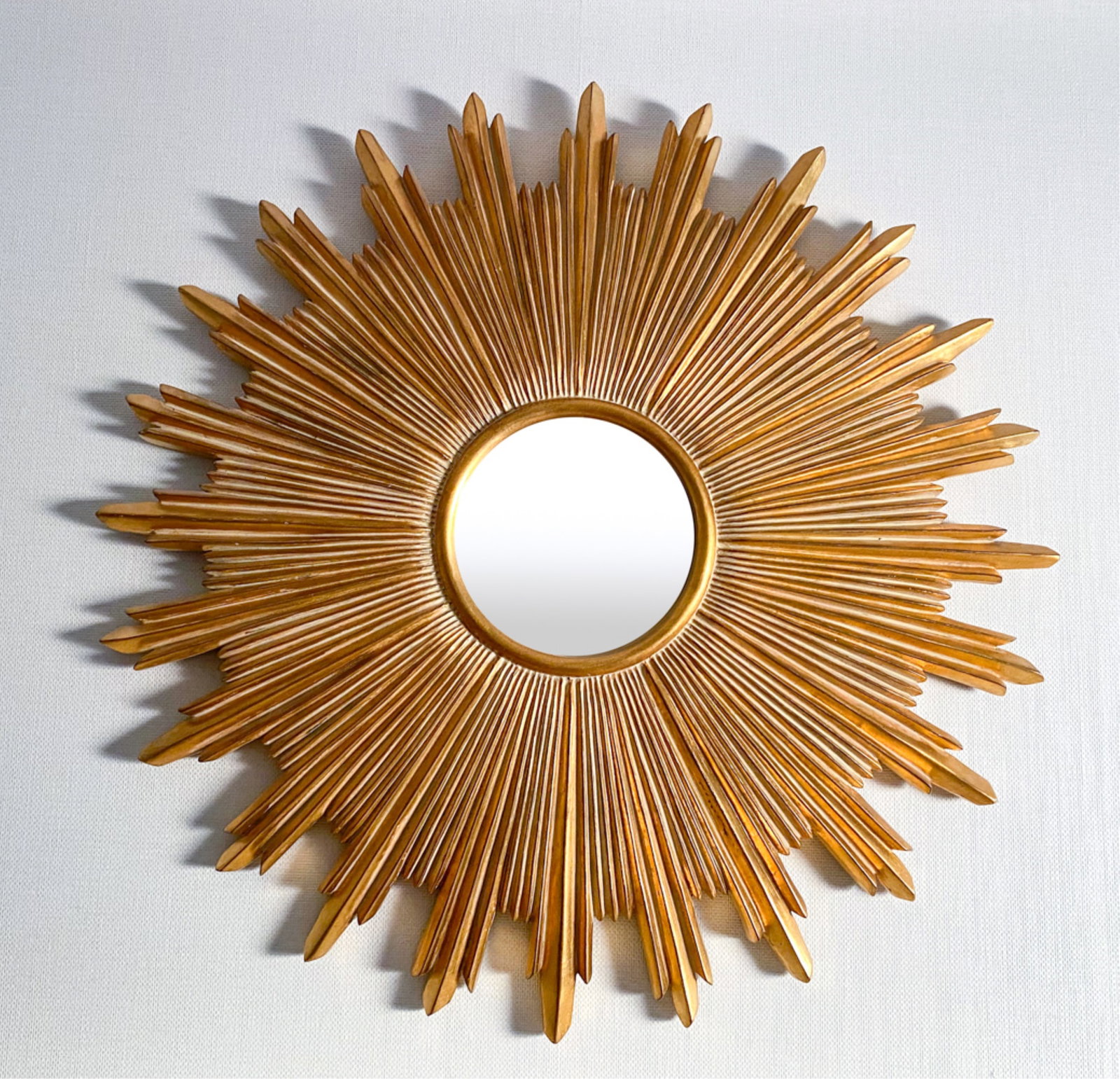 CARVERS GUILD GILT SUNBURST WALL MIRROR (1 of 7)