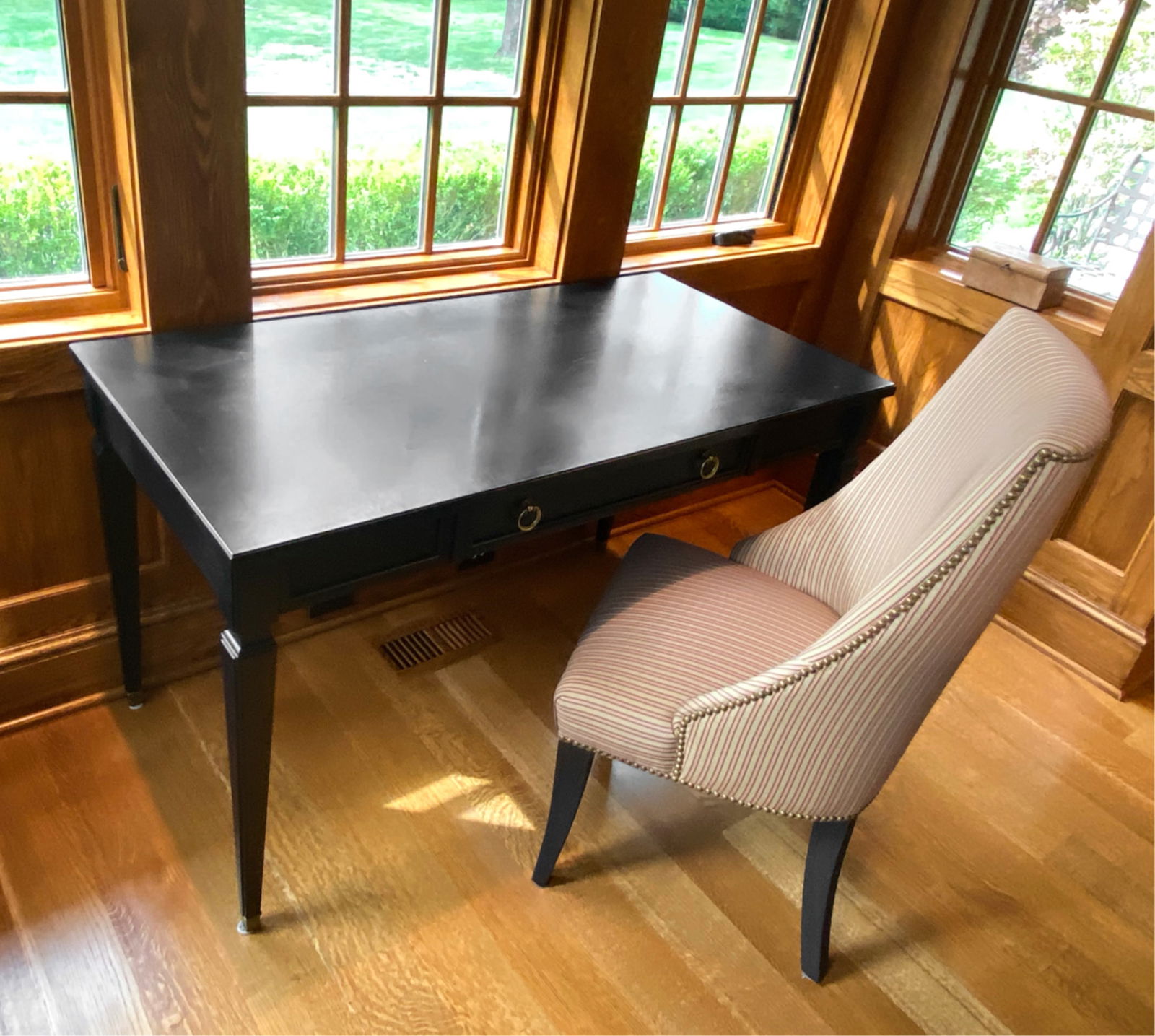 ETHAN ALLEN DESK AND SIDE CHAIR (1 of 12)