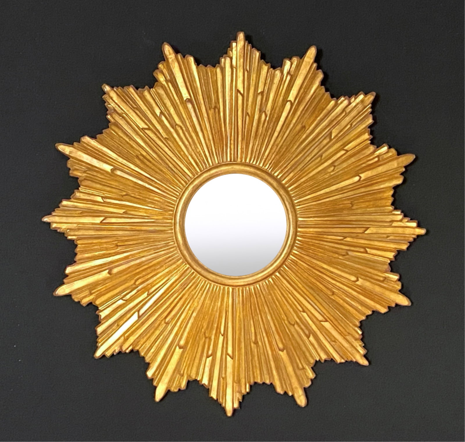 GOLD GILT SUNBURST WALL MIRROR (1 of 7)
